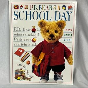 P.B. Bear's School Day by Lee Davis (1996, Hardcover Book) NEW